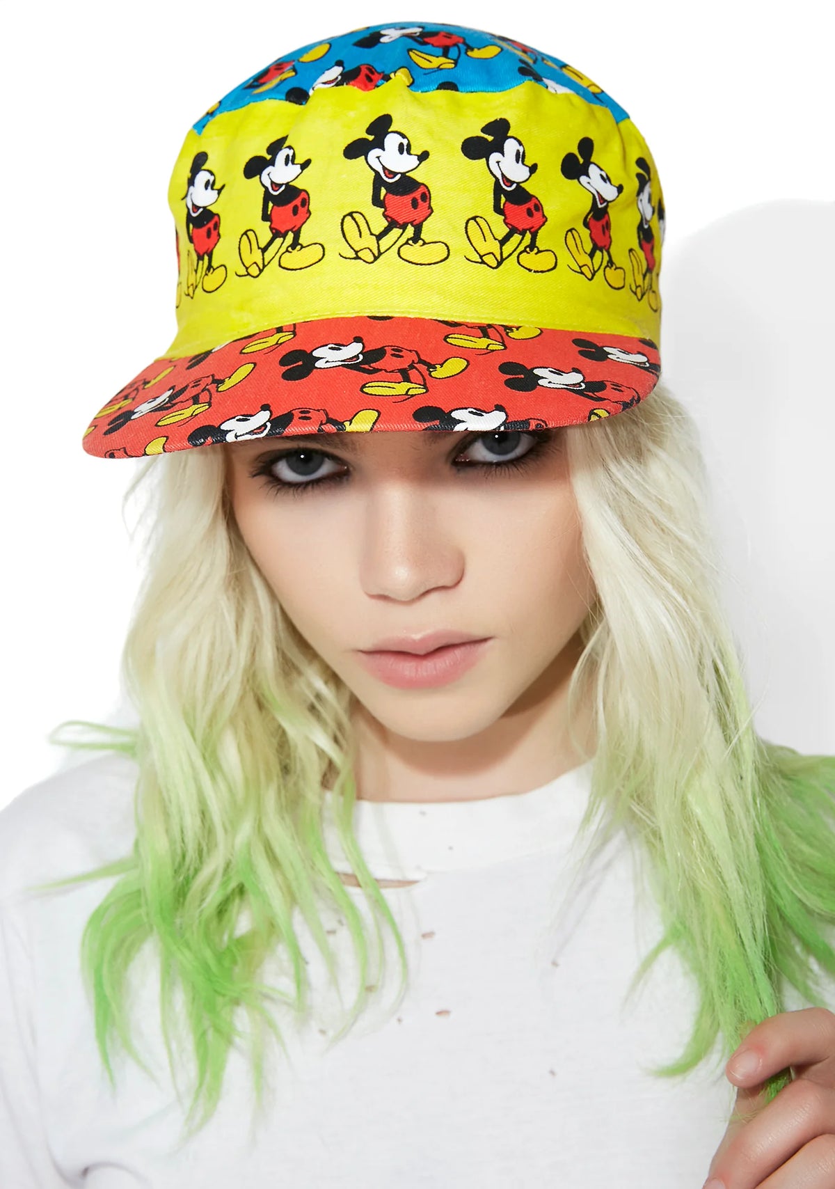 Vintage 80s Mickey Mouse Painters Cap