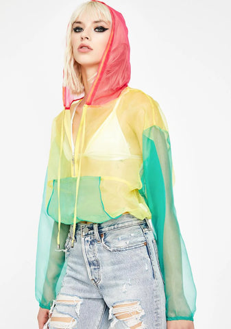 Bae Spectrum Organza Hoodie