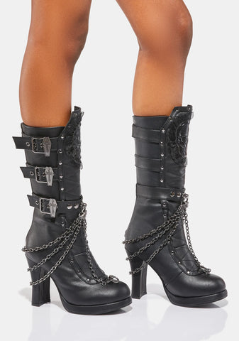 Crypto-67 Heeled Boots