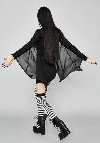 Twilight Take Off Bat Wing Dress