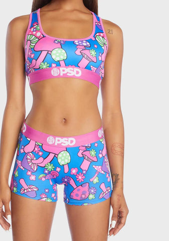 Groovy Shroom Sports Bra