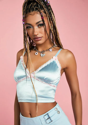 Clique Leader Satin Cami Tank