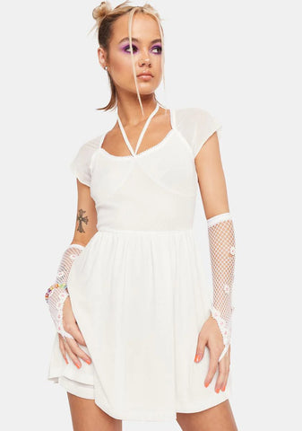 Icy Bad Idea Mini Dress