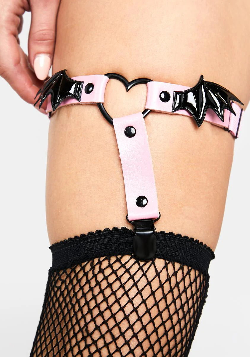 Romantic Night Flight Garter Set