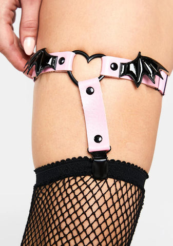 Romantic Night Flight Garter Set