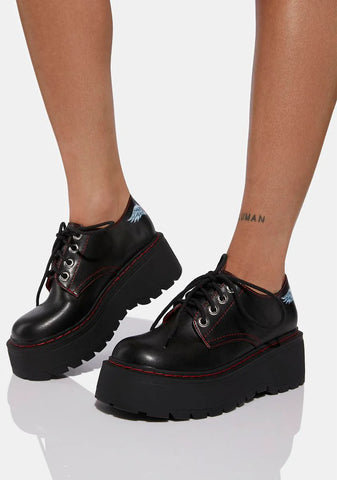 Talk Is Cheap Platform Oxfords