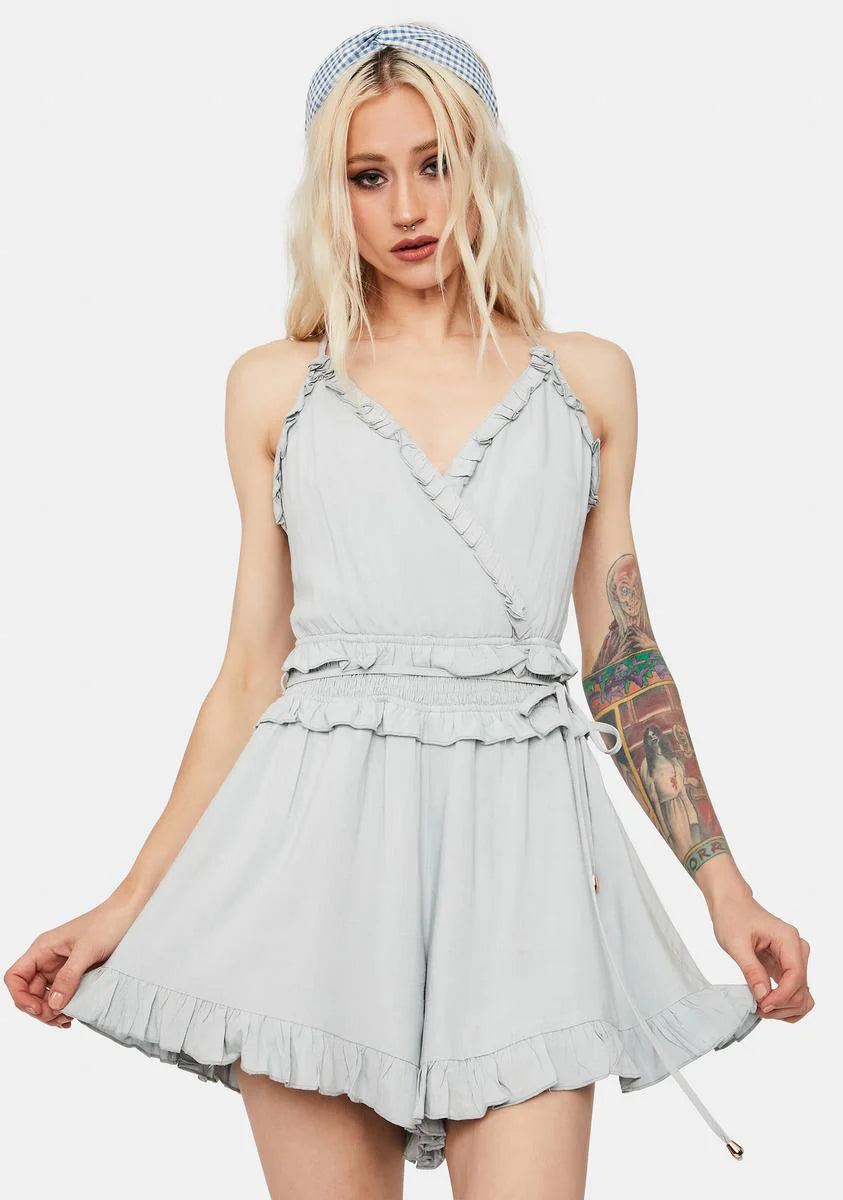 I'm Still Into You Ruffled Romper