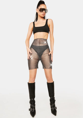 First Night Out Sparkle Shorts