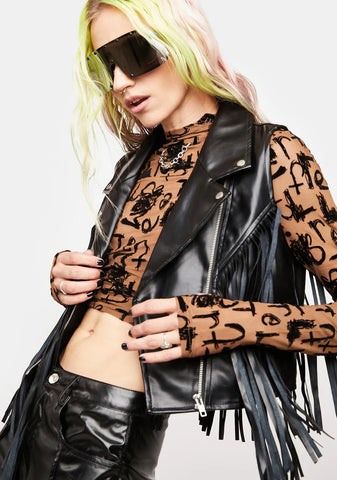 True Nature’s Child Vegan Leather Vest