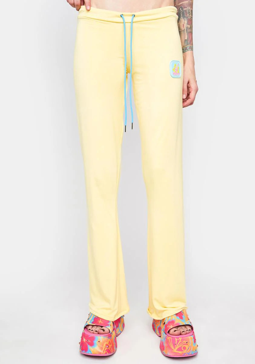 Yellow Aloha Pants