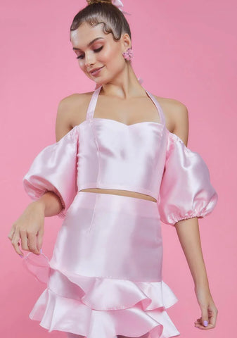 Twilight Soiree Puff Sleeve Top