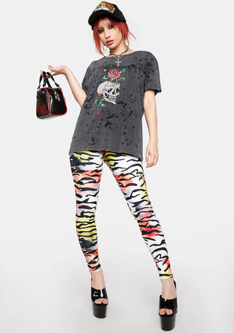 Charcoal Splatter Graphic Tee