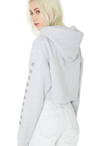 Eight Or Die Cropped Hoodie