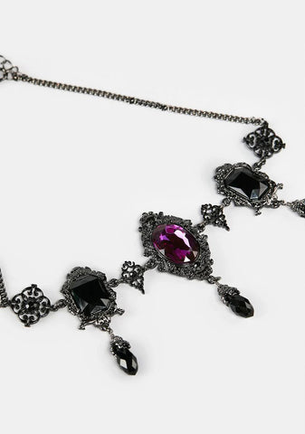 Made To Haunt Gem Necklace