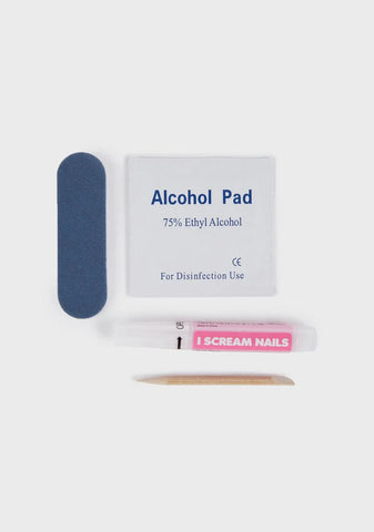 Purple Pleasures Coffin Shaped False Nails