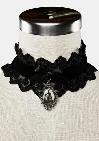 Hopelessly Devoted Lace Choker