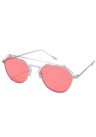 Ruby Stephanie Transparent Aviators