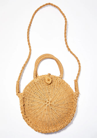Bush Baby Straw Crossbody