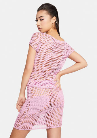 Blush Fleeting Love Crochet Set