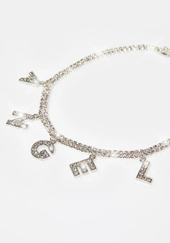 Fit For An Angel Rhinestone Necklace