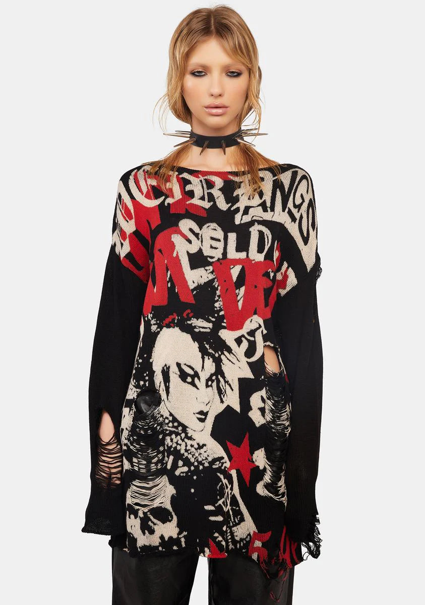 Own The Resistance Oversized Sweater