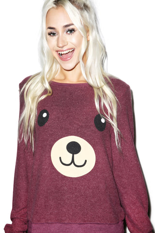 Teddy Girl Baggy Beach Jumper