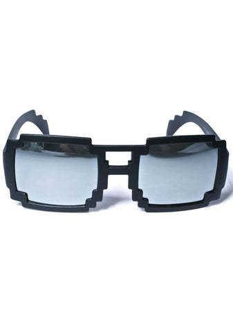 8-Bit Glasses - White