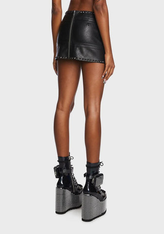 Edgier Than Most Mini Skirt