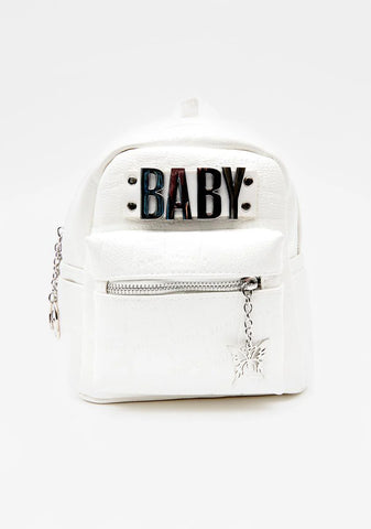 White I'm Baby Mini Bag