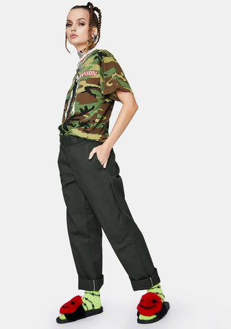 Olive Green Original 874 Work Pants