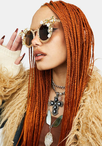 Pixie In Disguise Floral Sunglasses