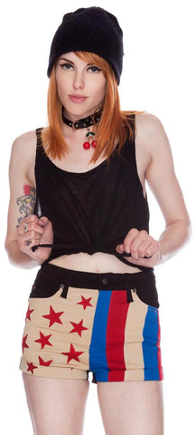 Retro Flag Shorts