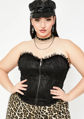 Not Givin' You Some Lace Bustier