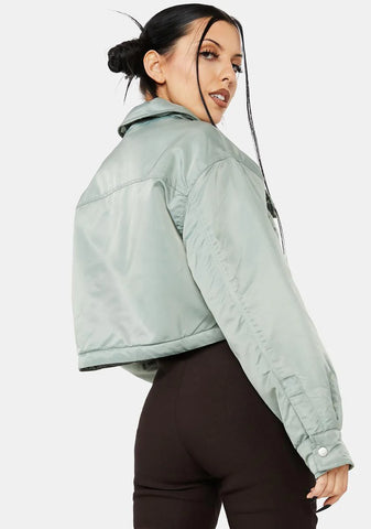 Street Smarts Cropped Cargo Jacket