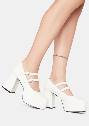 Hold The Phone Platform Mary Janes