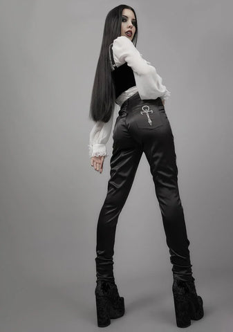 Darkest Descent Satin Pants