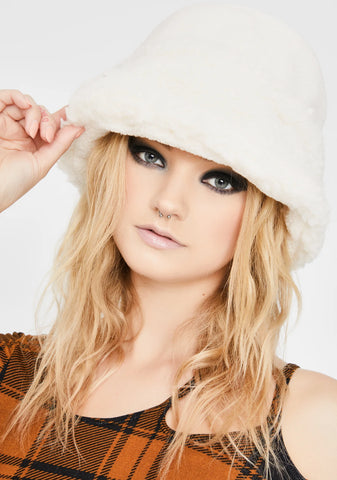 Honey Give Props Sherpa Bucket Hat