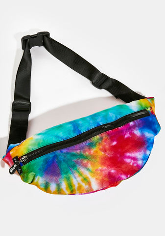 Tie Dye Rainbow Fanny Pack