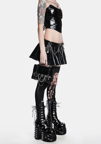 Sinfully Sacred Chain Handbag