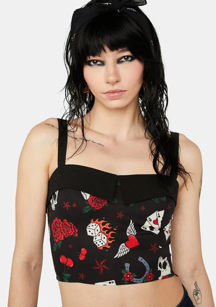 Rockabilly Baby Crop Top