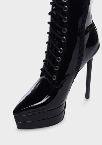 Ebony Platform Stiletto Boots