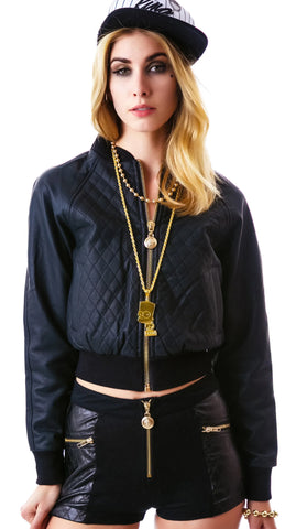 Classy Like Versayce Quilted Shorts