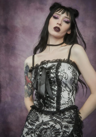 Newest Nightshade Lace Up Corset
