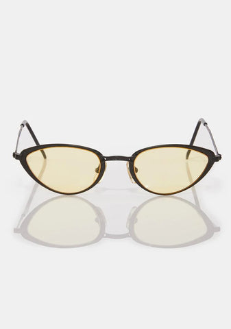 Yellow Kat Sunglasses