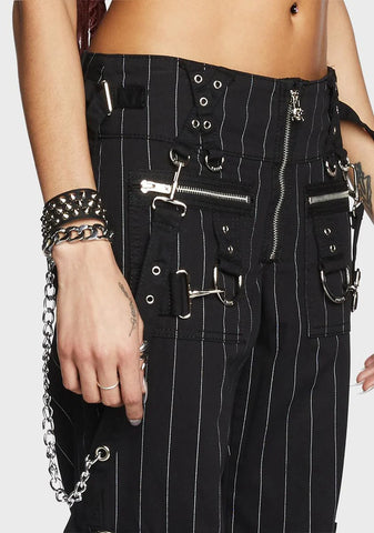 Pinstripe Super D-Ring Pants