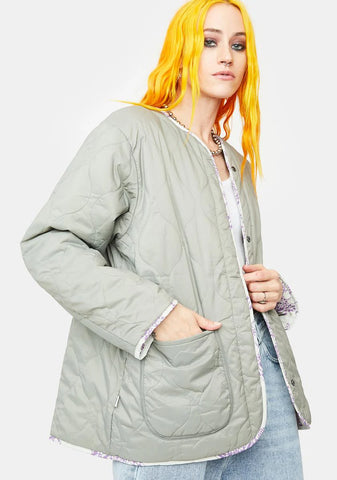 Tiled Liner Reversible Jacket