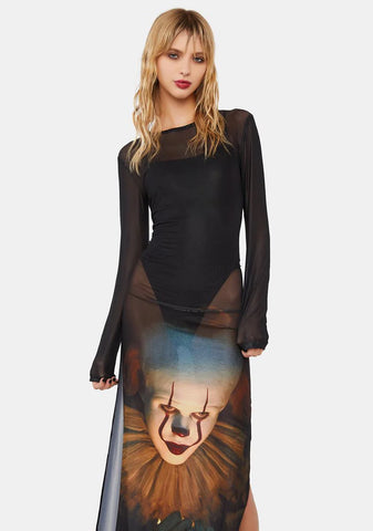 The Dancing Clown Maxi Dress