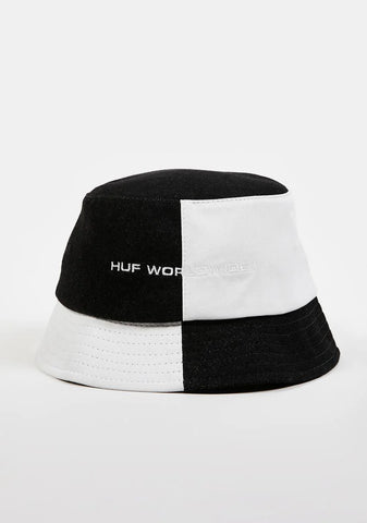 Black Block Out Bucket Hat