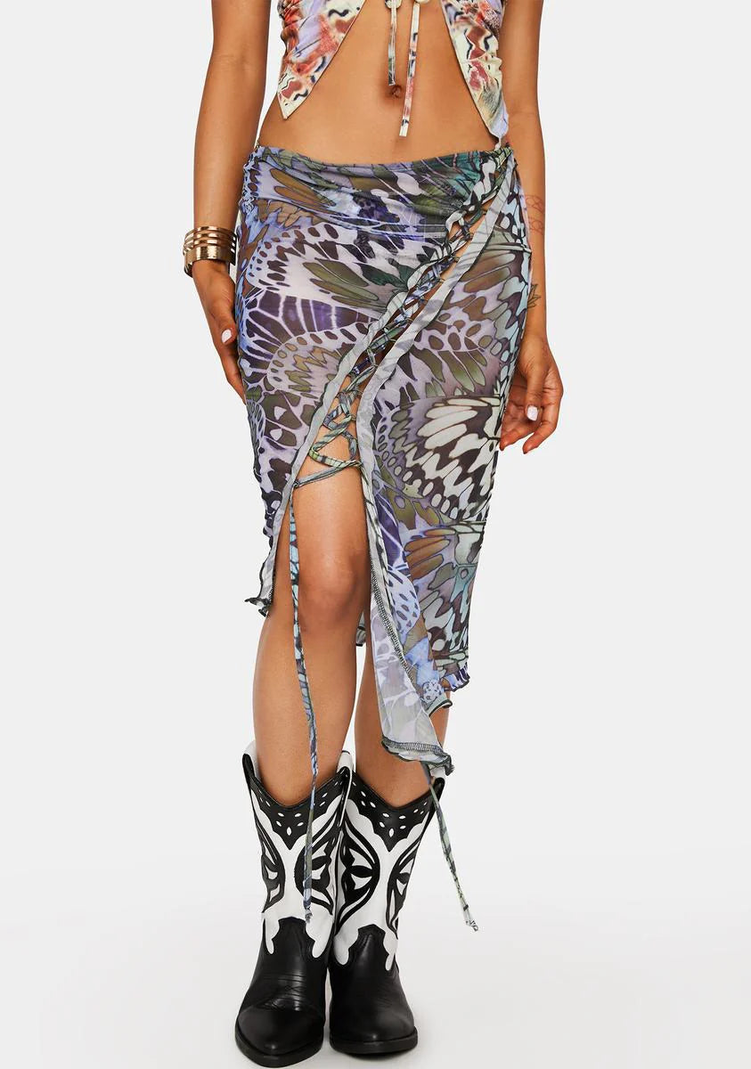 Volare Lace-Up Skirt