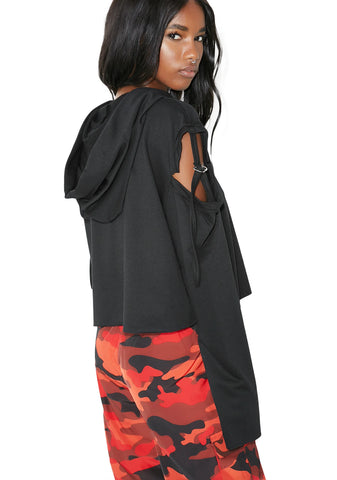 Break The Mold Cut-Out Hoodie